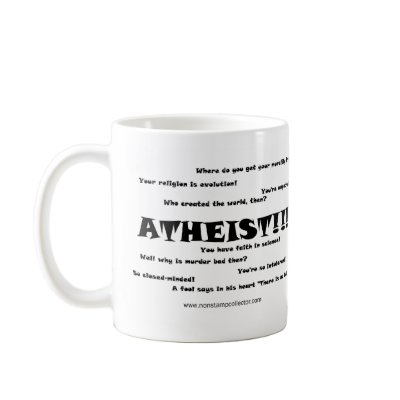 Atheist!!! Coffee Mugs by NonStampCollector