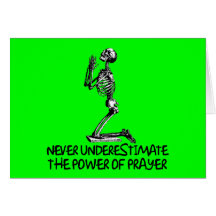 Atheist prayer greeting cards