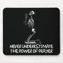 Atheist prayer mouse pads