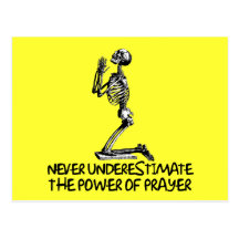 Atheist prayer postcard