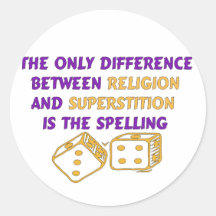 Atheist Quote Stickers