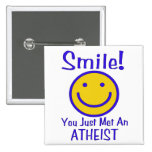 Atheist Smiley Button