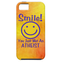 Atheist Smiley iPhone 5 Cases