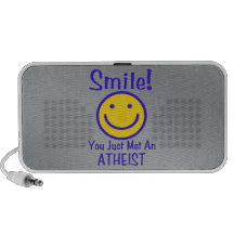 Atheist Smiley Mp3 Speaker