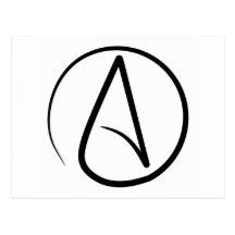 Atheist Symbol Postcards