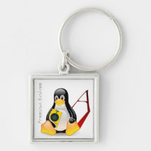 Atheist Tux (Freedom Evolves) Keychain