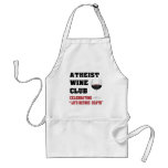 Atheist wine club apron