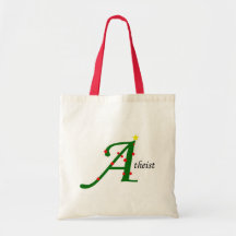 Atheist Xmas Canvas Bags