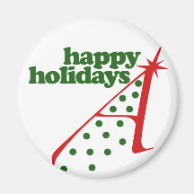 Atheist Xmas Tree Refrigerator Magnets