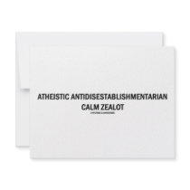 Atheistic Antidisestablishmentarian Calm Zealot