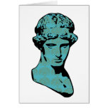 Athena Marble Statue Card