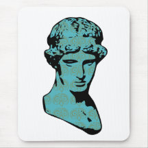 Athena Marble Statue Mousepads
