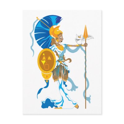Athena Postcards by Azodnem