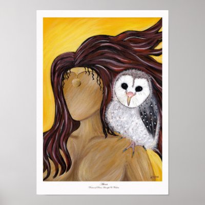 Athena Print by GoddessArtDesigns