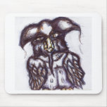 Athenas Owl of The Examined Life Mousepads