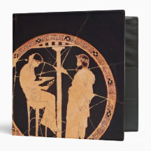 Athenian red-figure kylix depicting Aegeus 3 Ring Binder
