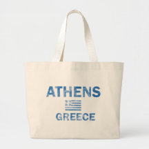 Athens Greece Designs Canvas Bag