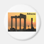 Athens Greece (Sounion) Temple of Apollo (St.K) Refrigerator Magnets