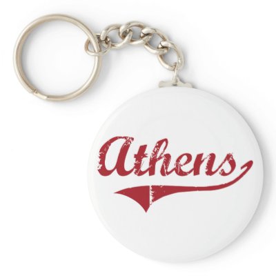 Athens Ohio Classic Design Keychains by cityshirt