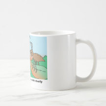 Athiest praying mantis coffee mug