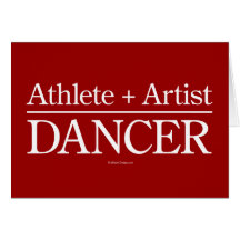 Athlete + Artist = Dancer Cards