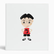 Athletic Kid 3 Ring Binders