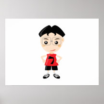 Athletic Kid Posters