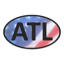 ATL Oval Sticker