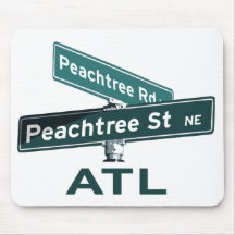 ATL Peachtree Signs Mouse Pads