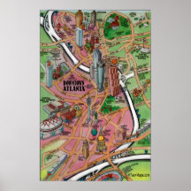 Atlanta du centre posters