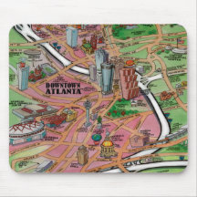 Atlanta du centre la Géorgie Tapis De Souris