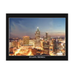 Atlanta, Georgia at Night - Beautiful Skyline Post Card