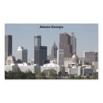 atlanta georgia cityscape rectangle sticker