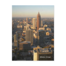 Atlanta Georgia Skyline Post Card
