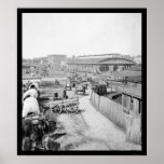 Atlanta Railroad Depot 1864 Print
