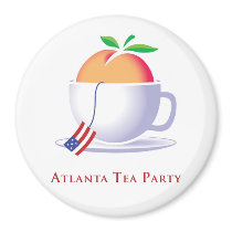 Atlanta Tea Party Logo Magnets