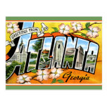 Atlanta Tourist Greetings Post Card