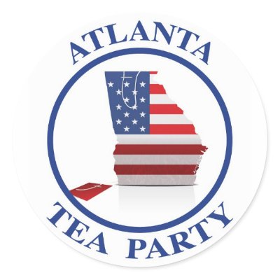 AtlantaTeaParty6 Round Sticker by atlantateaparty