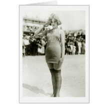 Atlantic City Beauty, early 1900s Card