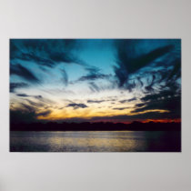 Atlantic City New Jersey Sunset Poster