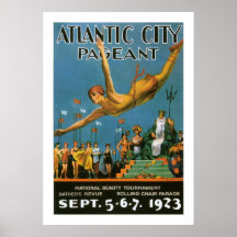 Atlantic City Pageant (border) Posters
