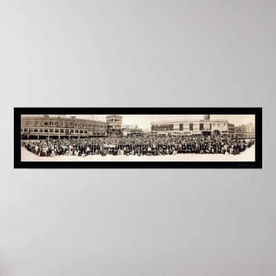 Atlantic City Saloon Photo 1915 Print by lc_panoramicphotos