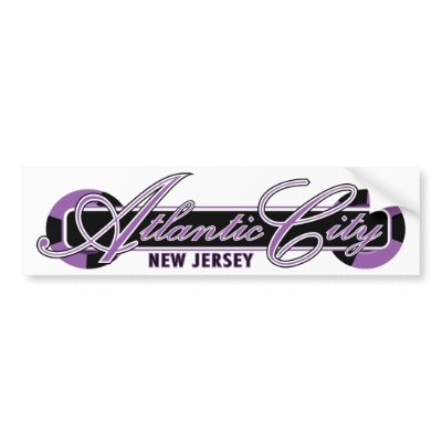 Atlantic City Wheels Bumper Sticker by TurnRight