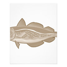 Atlantic Codfish Retro Invites