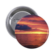 Atlantic Ocean Sunset Button