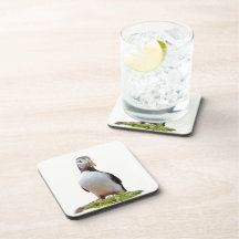 Atlantic Puffin Cork Coaster
