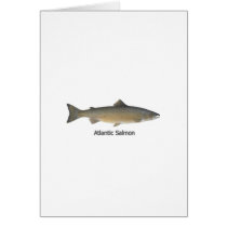 Atlantic Salmon (titled) Card