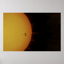 Atlantis Docking To The ISS Print