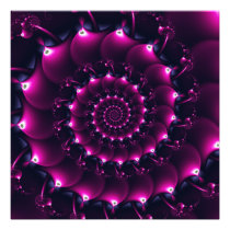 Atlantis seashell (purple) art photo
