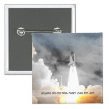 Atlantis Space Shuttle STS-135 Last Flight Button